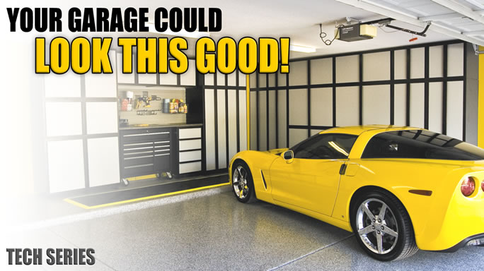 Tech Series Garage Storage Cabinets - Corvette - Garage Organization